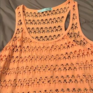 Maurice’s orange tank top
